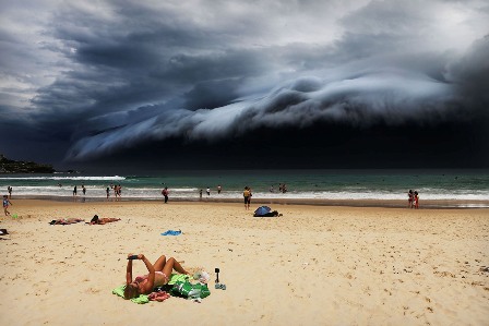 Storm Front on Bondi Beach